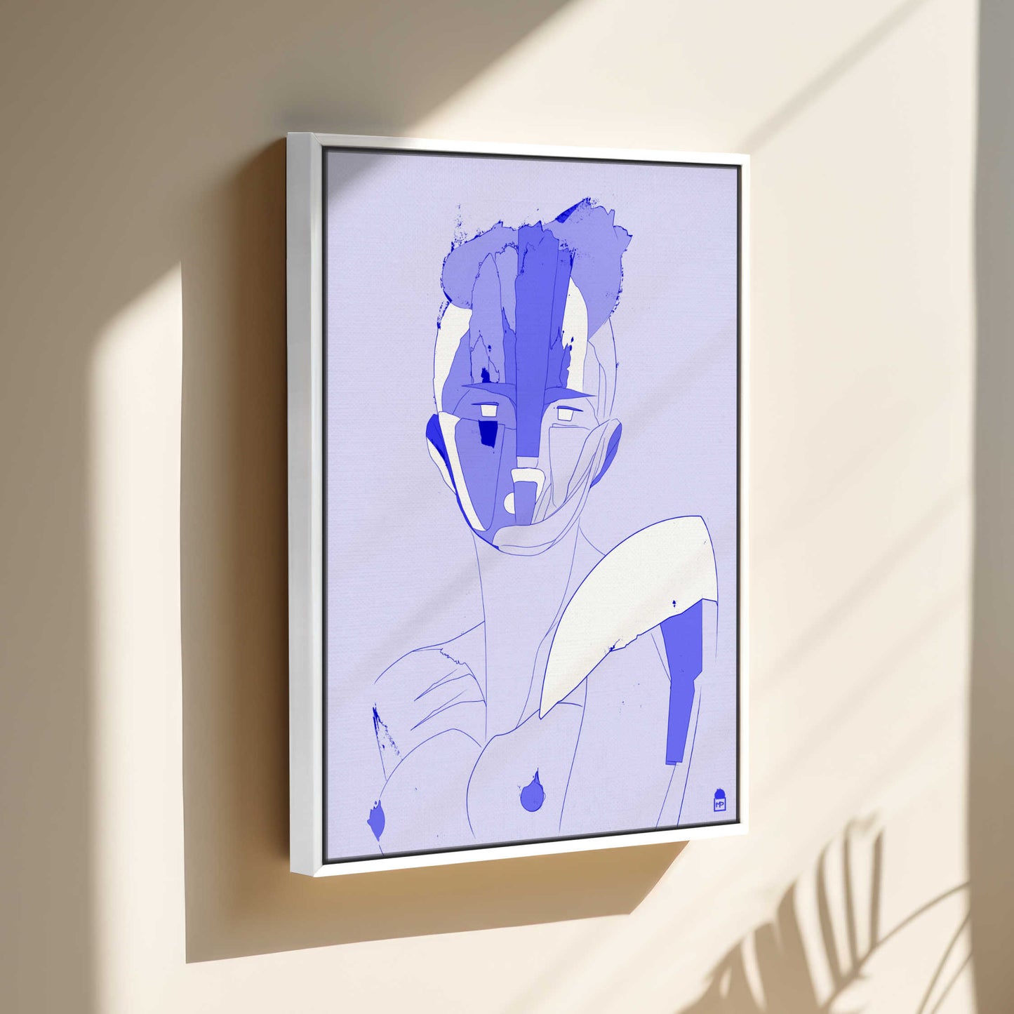 Courtesan Face Blue