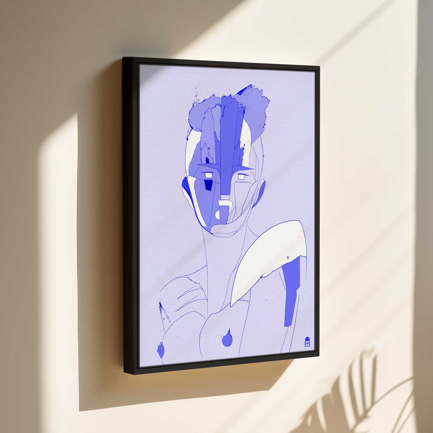 Courtesan Face Blue