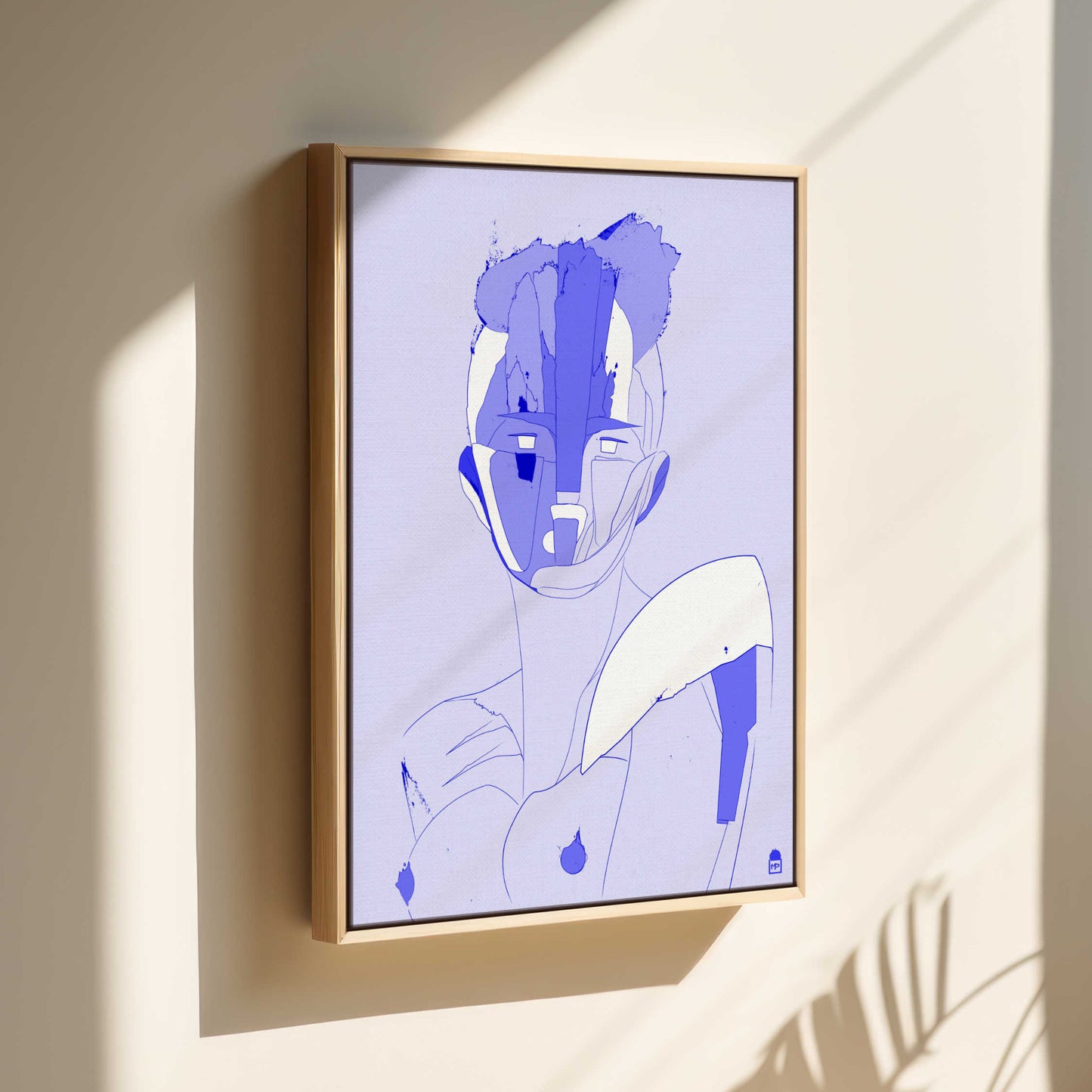 Courtesan Face Blue
