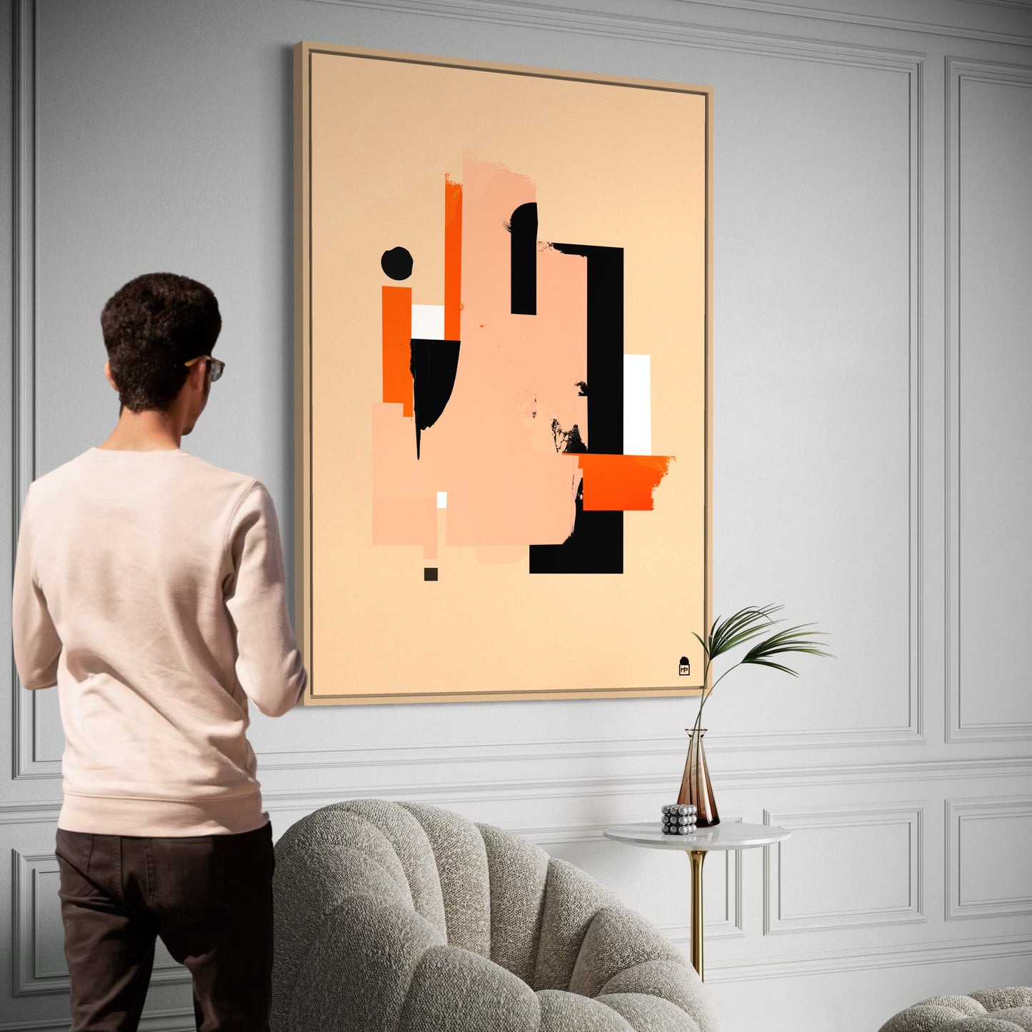 DUO DE COULEURS ABSTRAIT #2▪️🔸