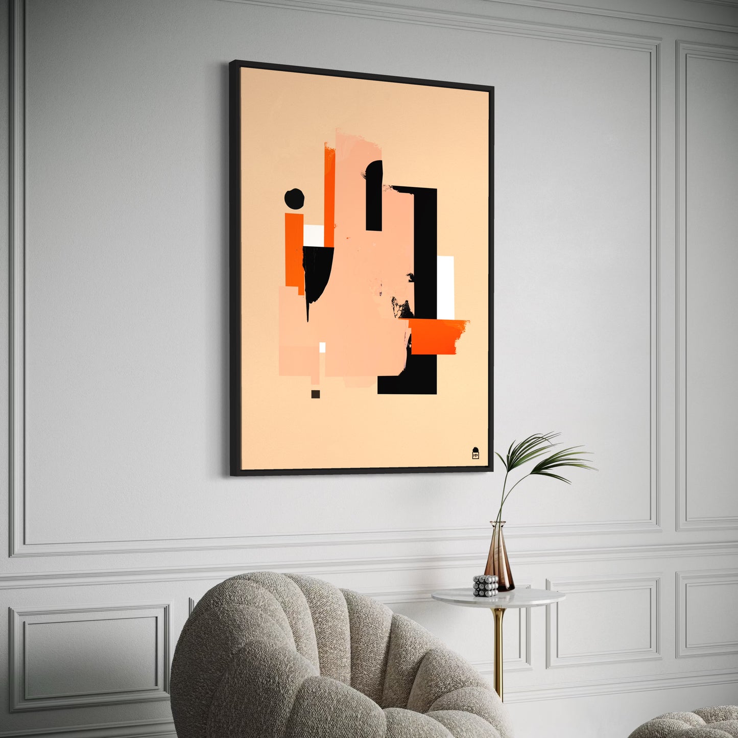 DUO DE COULEURS ABSTRAIT #2▪️🔸