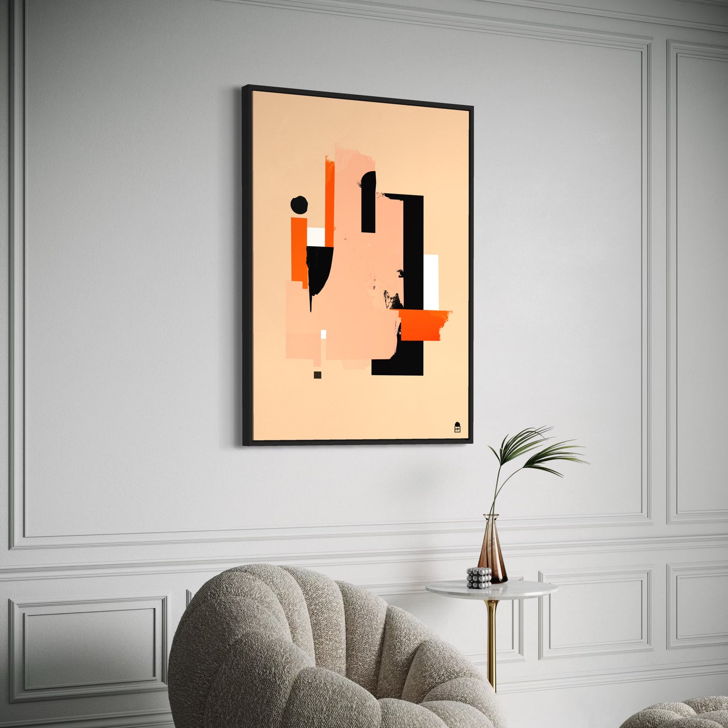 DUO DE COULEURS ABSTRAIT #2▪️🔸