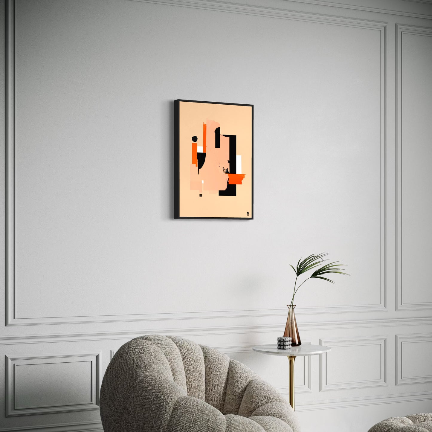 DUO DE COULEURS ABSTRAIT #2▪️🔸