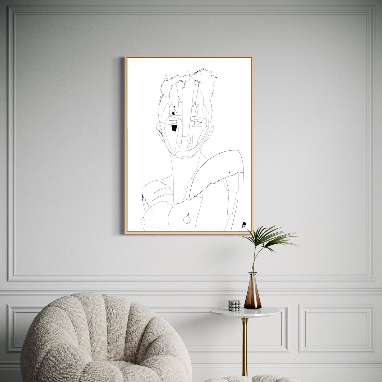 COURTESAN FACE OUTLINE▪️➰
