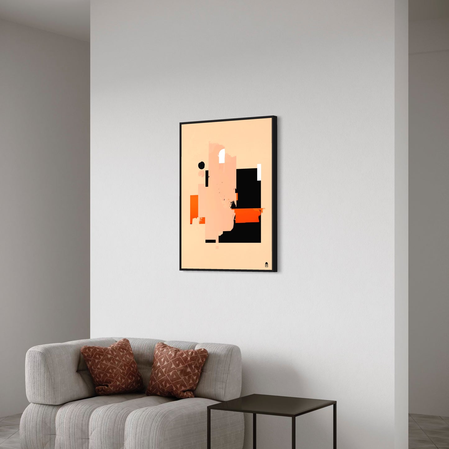 DUO DE COULEURS ABSTRAIT #1▪️🔸