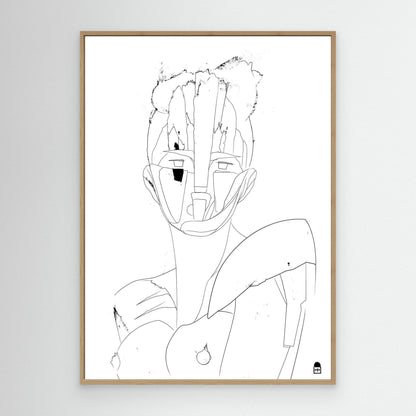 COURTESAN FACE OUTLINE