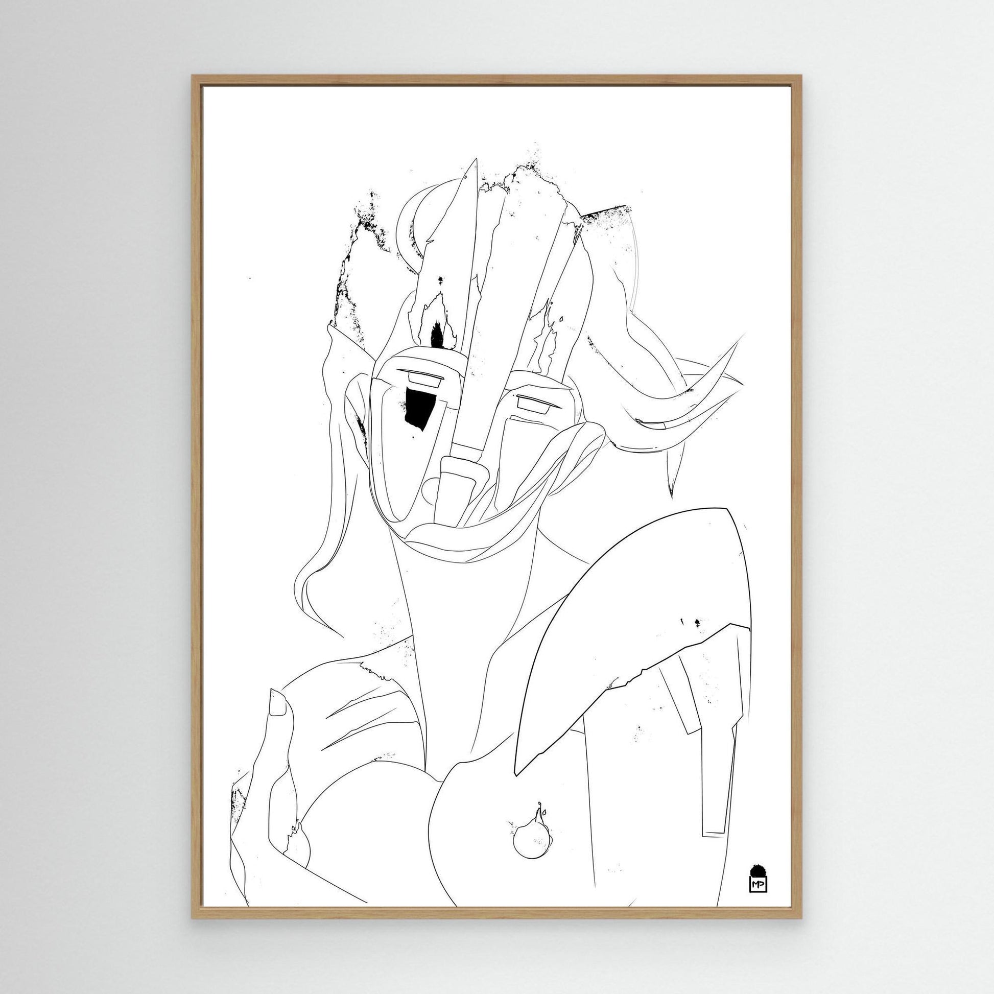 MADONE FACE OUTLINE