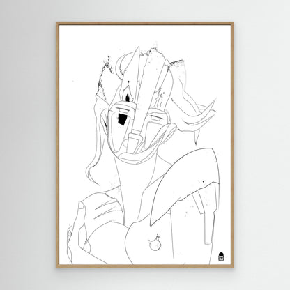MADONE FACE OUTLINE