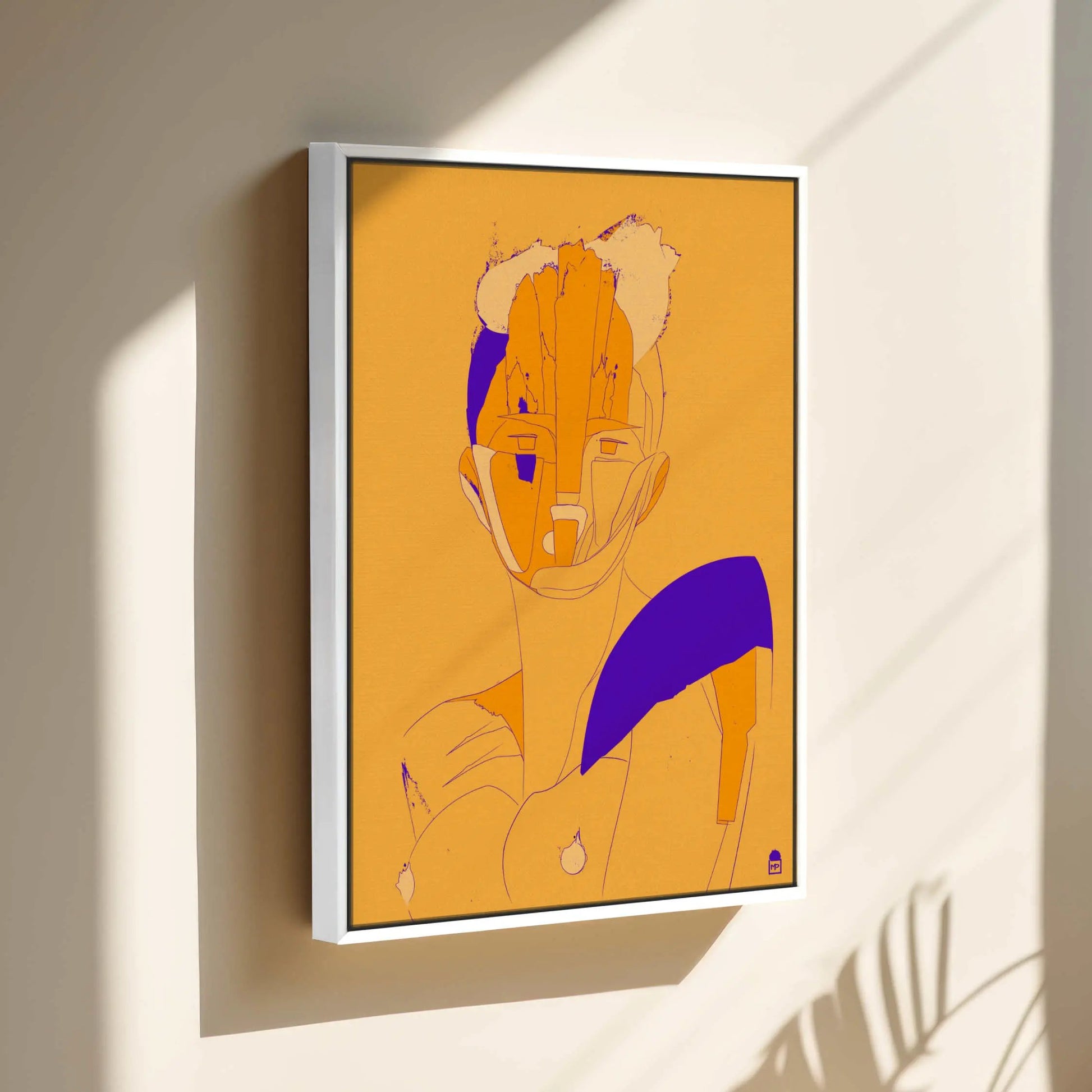 Courtesan Face Orange Printumo