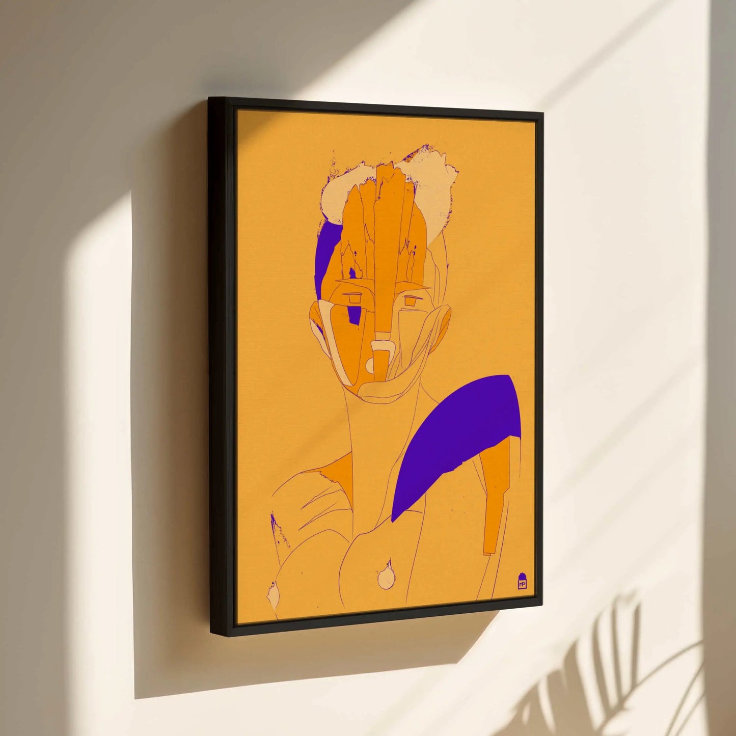 Courtesan Face Orange Printumo