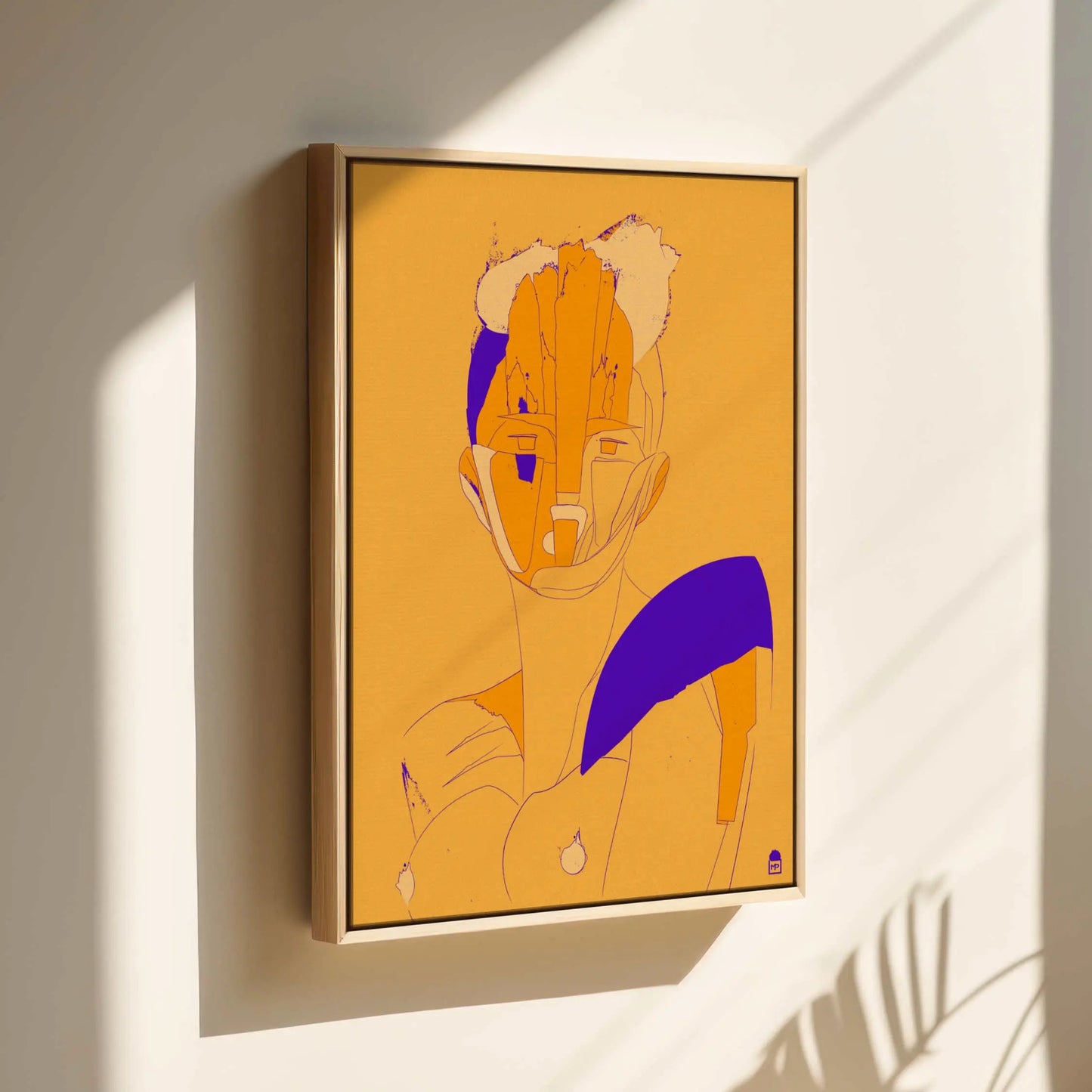 Courtesan Face Orange Printumo