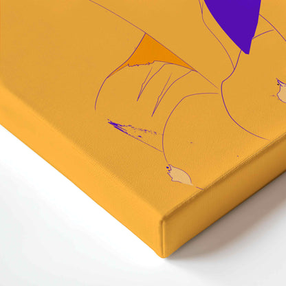 Courtesan Face Orange Printumo