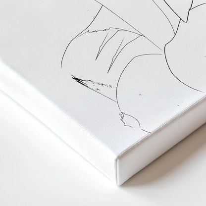 Courtesan Face Outline Printumo