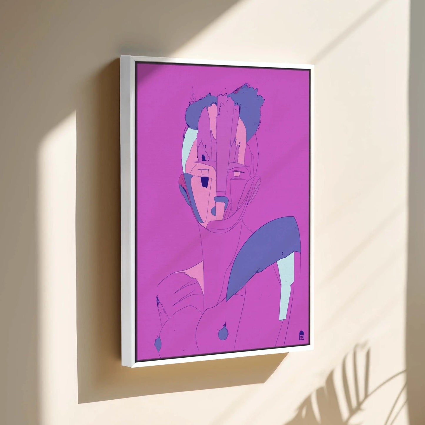 Courtesan Face Purple Printumo