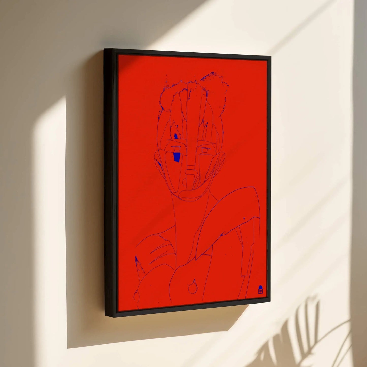 Courtesan Face Red Printumo