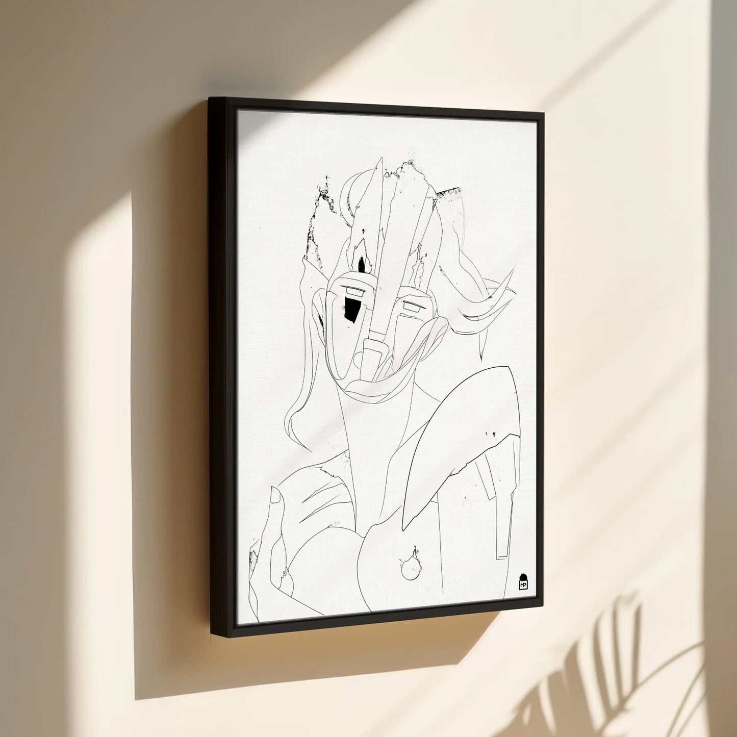 Madone Face Outline Printumo