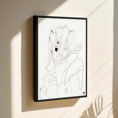 Madone Face Outline Printumo