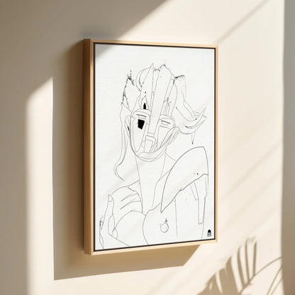 Madone Face Outline Printumo