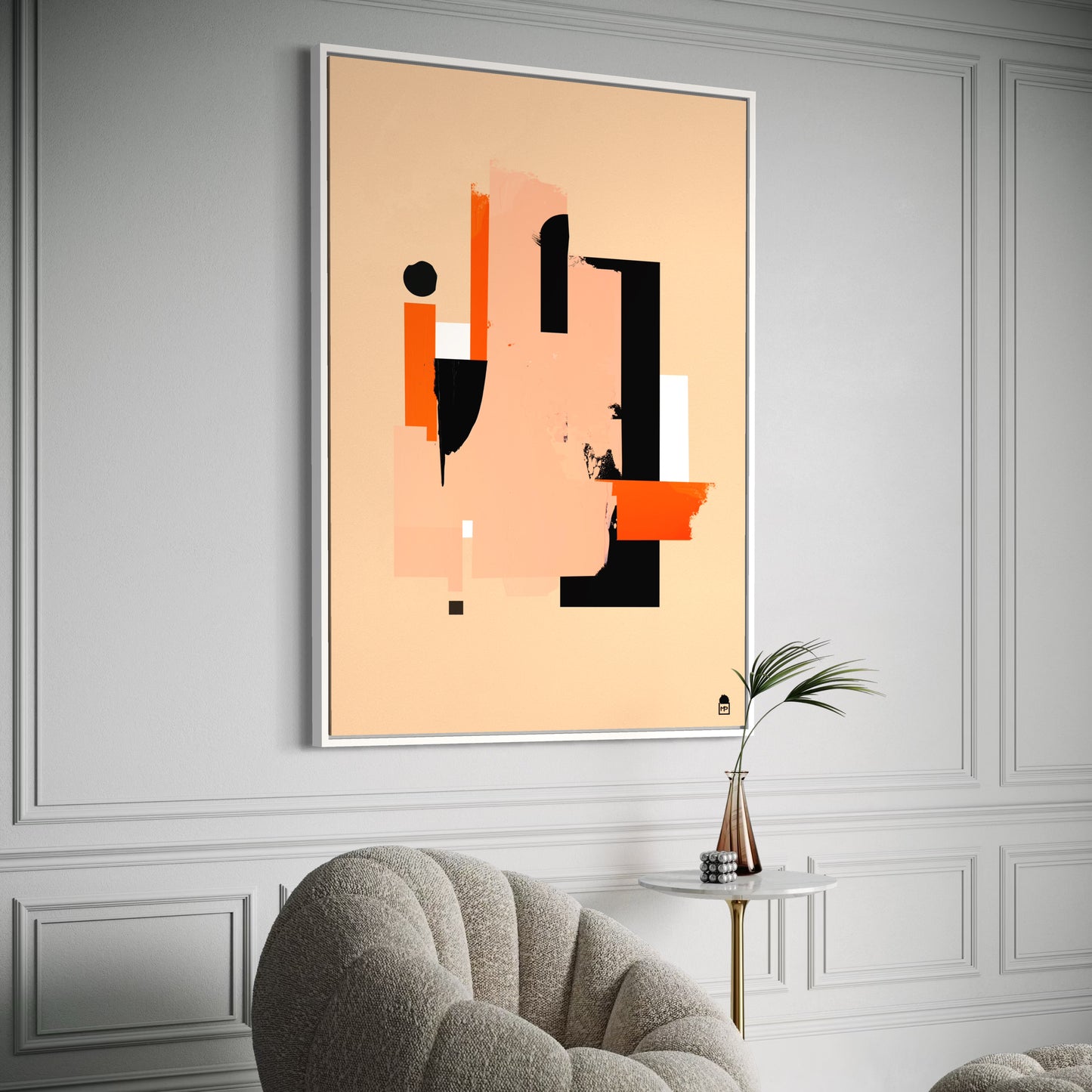 DUO DE COULEURS ABSTRAIT #2▪️🔸