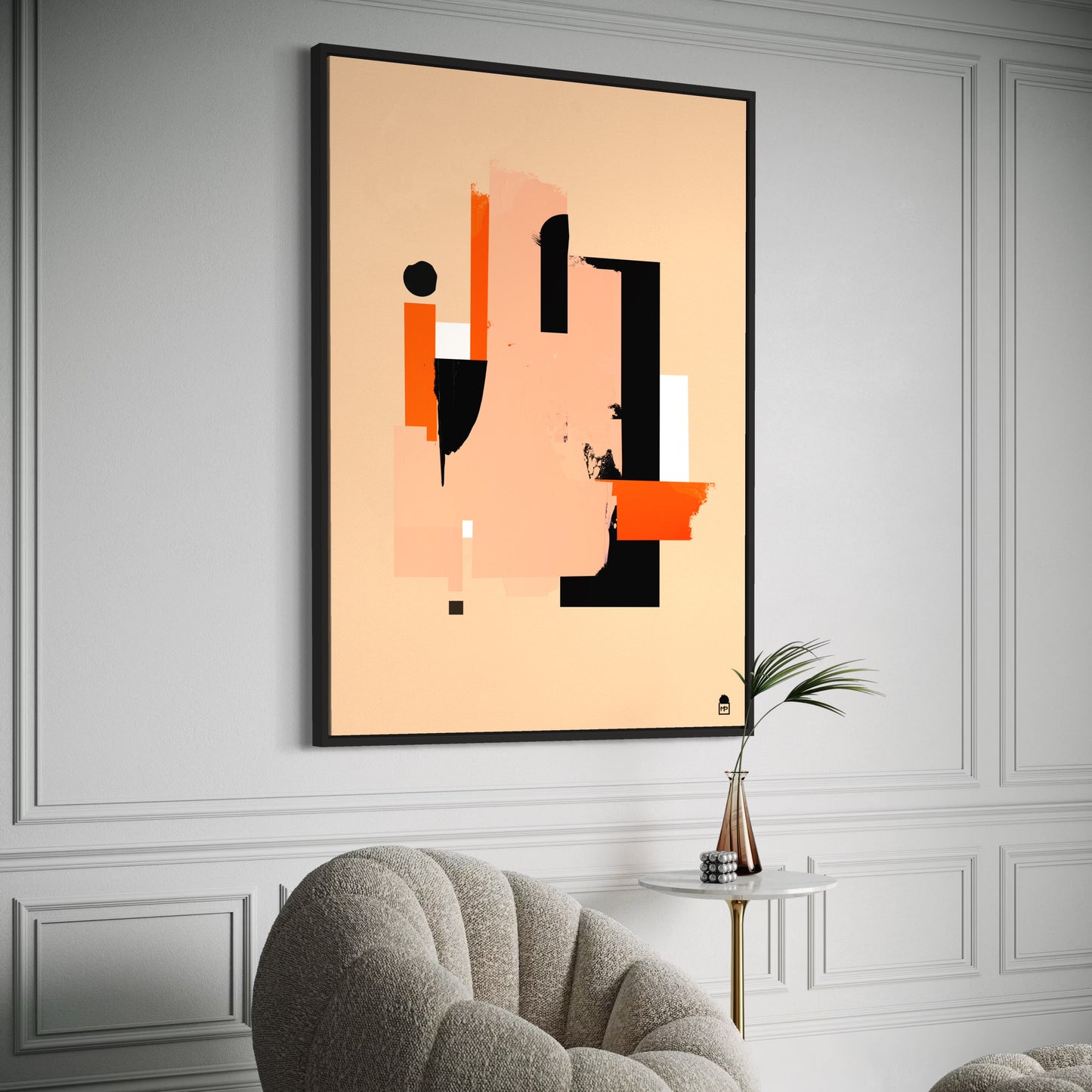 DUO DE COULEURS ABSTRAIT #2▪️🔸