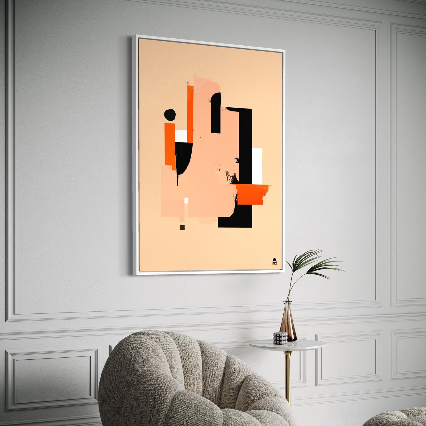 DUO DE COULEURS ABSTRAIT #2▪️🔸