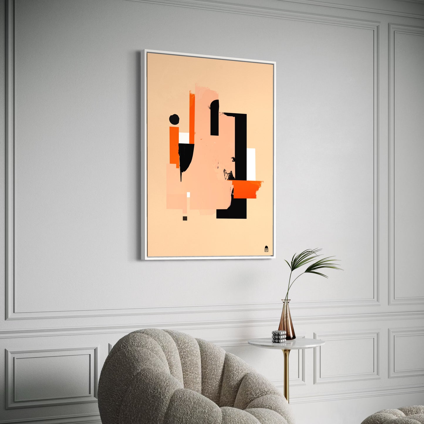 DUO DE COULEURS ABSTRAIT #2▪️🔸