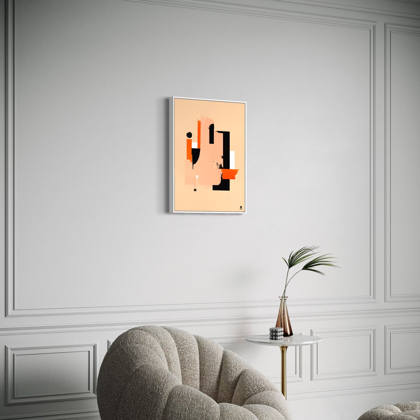 DUO DE COULEURS ABSTRAIT #2▪️🔸