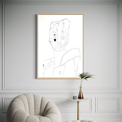 COURTESAN FACE OUTLINE▪️➰