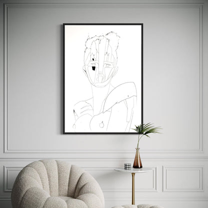 COURTESAN FACE OUTLINE▪️➰