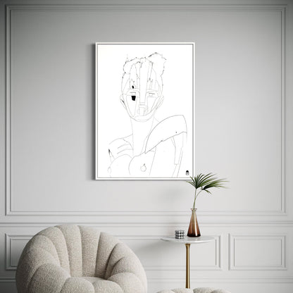 COURTESAN FACE OUTLINE▪️➰