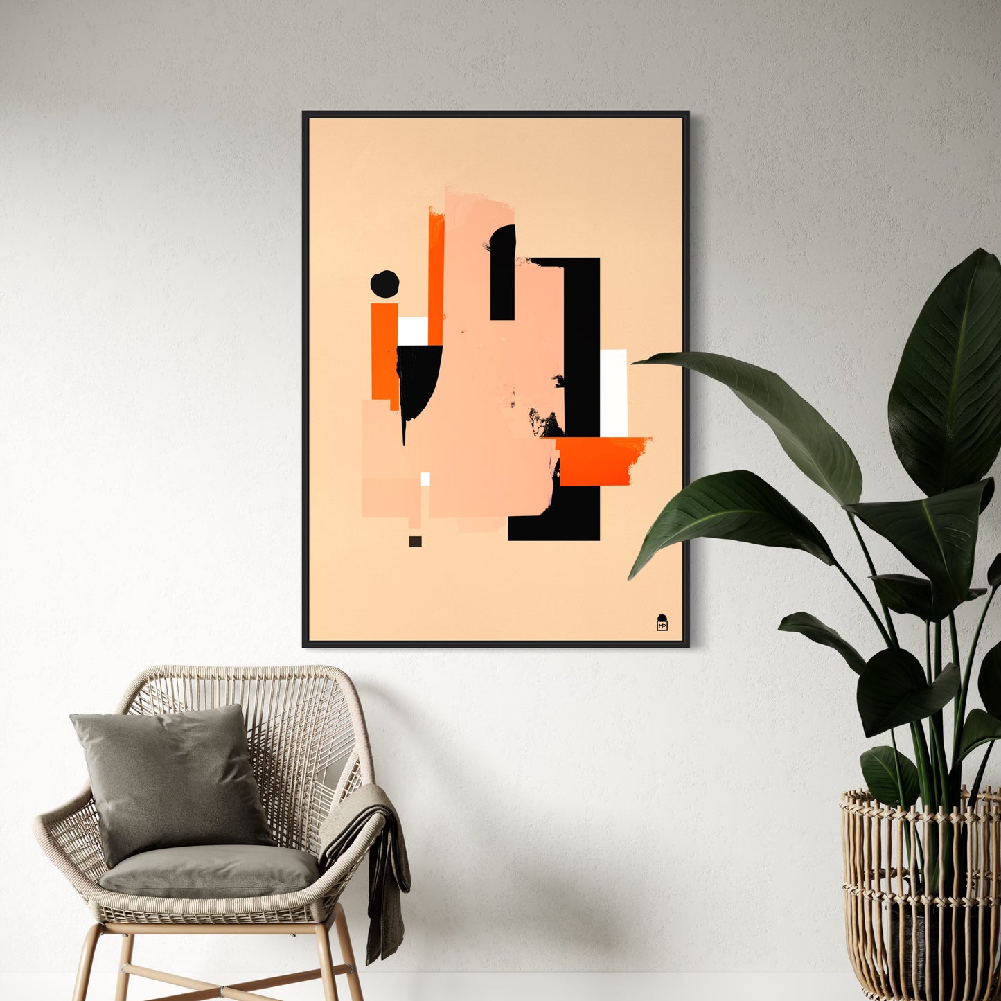 DUO DE COULEURS ABSTRAIT #2▪️🔸