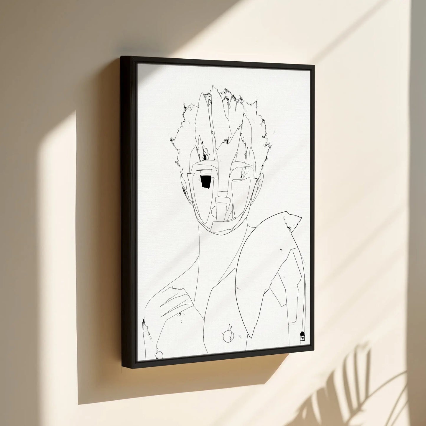 Warrior Face Outline Printumo