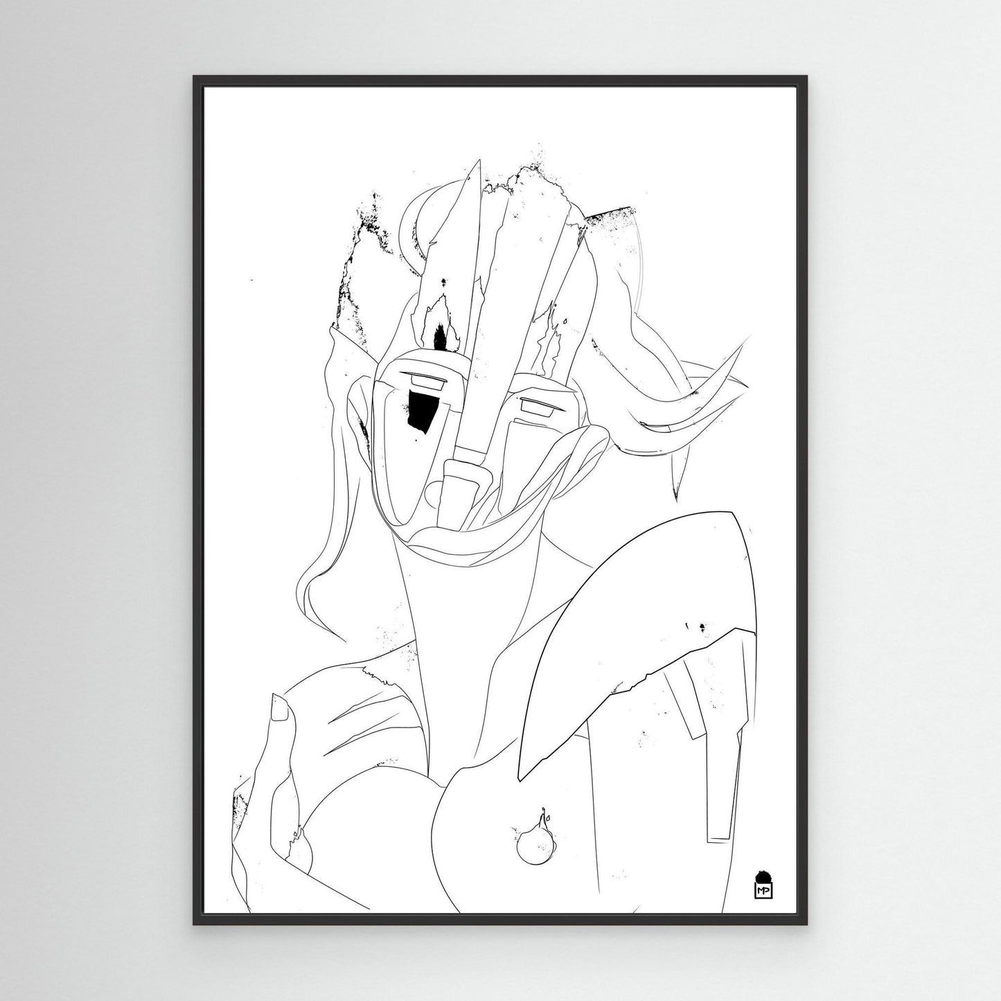 MADONE FACE OUTLINE