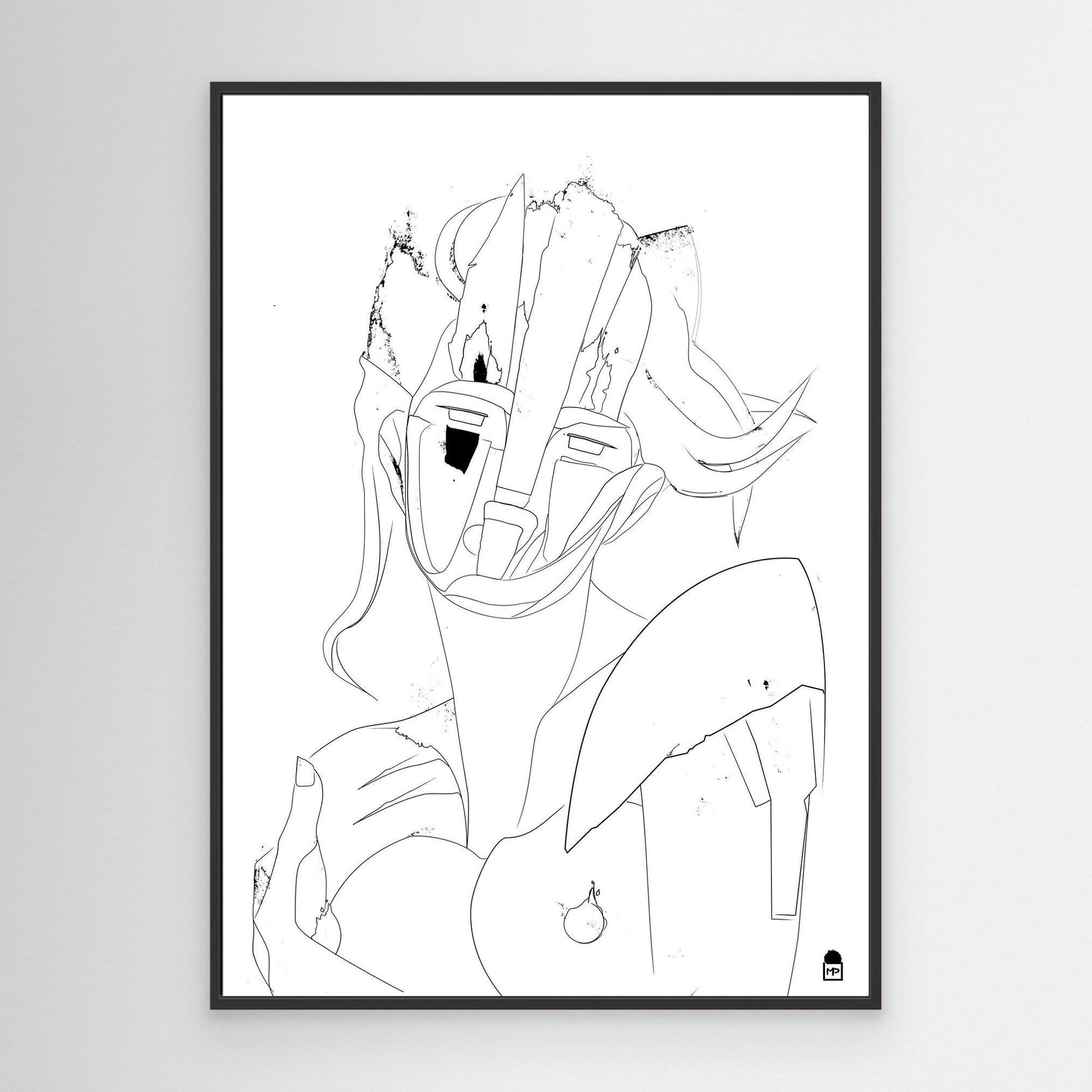 MADONE FACE OUTLINE